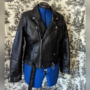 Modcloth faux leather jacket XL
